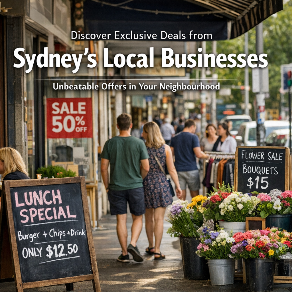 Discover Exclusive Deals from Sydney’s Local Businesses